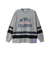 C3-C411　M LONG SLEEVE T-SHIRT　OXFORD GRAY　701840-0001