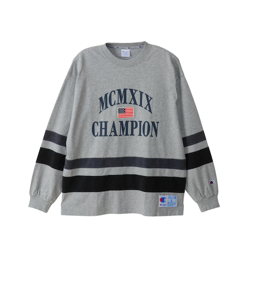 C3-C411　M LONG SLEEVE T-SHIRT　OXFORD GRAY　701840-0001