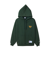 C3-C107　M HOODED SWEATSHIRT　DARK GREEN　701833-0002