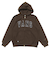 125K1051500　M Sweat Zip Parka　BROWN　701868-0002