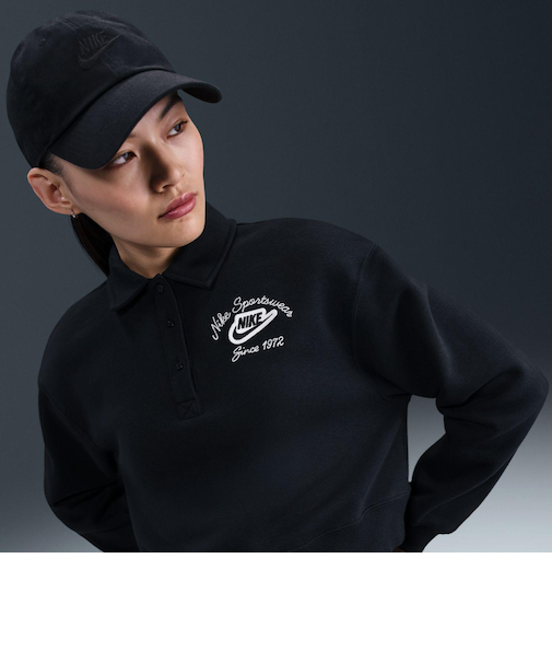 IM7487　W PHNX FLC COLLARED PO　010BLK　703893-0001