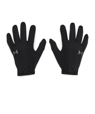 1377510　M STORM RUN LINER GLOVES　001BLK/BLK　701402-0001