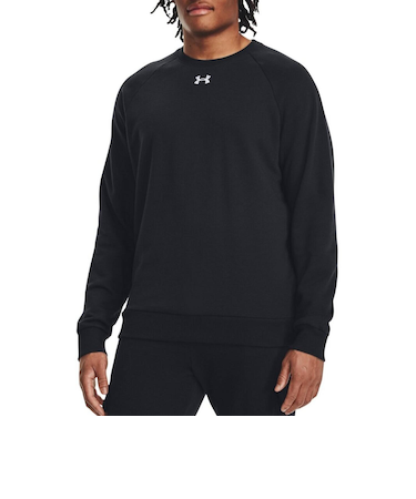 1379755　M Rival Fleece Crew　001BLK/WHT　701404-0001