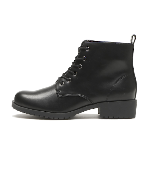 W8015　GL LACE UP BOOTS 3.5　BLACK　699356-0001