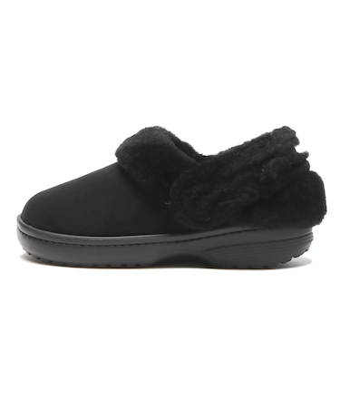 212106-001　CL UNFURGTBLE VEGAN SUEDE CLG　BLACK　699194-0001