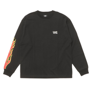 125K1024500 M Flames Punk Logo L TEE BLACK 701871-0002