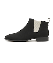 W3066　SIDE GORE KNIT2.5　BLACK　700406-0001