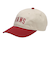 125K7160300　College Logo Low Cap　BEIGE/RED　702000-0001