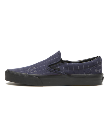 VN000BVZNGV　CLASSIC SLIP-ON　WOOL NAVY/BLK　699469-0001