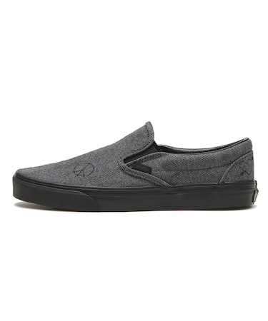 VN000BVZ239　CLASSIC SLIP-ON　WOOL GRAY/BLK　699468-0001