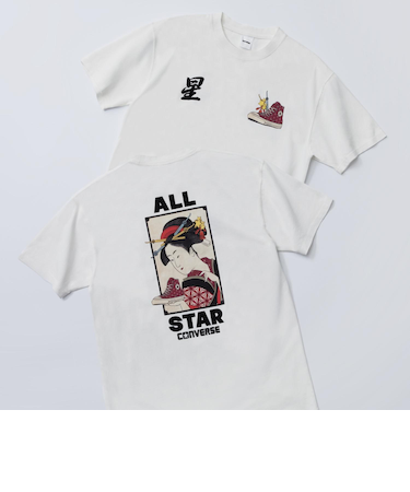 41300200　CV BIJINGA PRINT T SHIRT　*WHITE　703587-0001