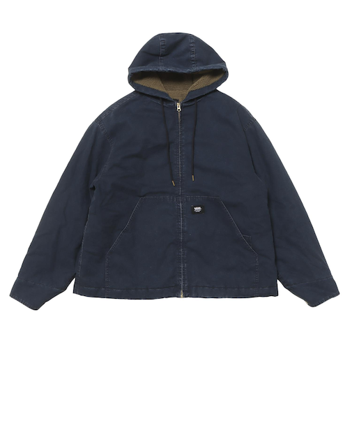 125K1084000 M Cotton duck Hooded Jacket CHARCOAL 701890-0002