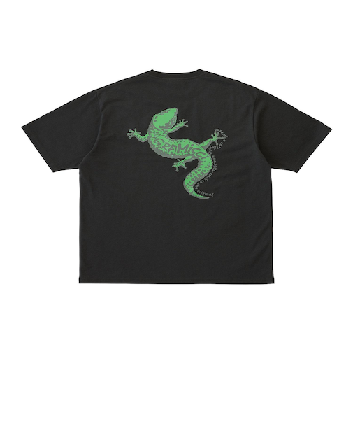G5FU-T133 M GECKO TEE VINTAGE BLACK 702633-0003
