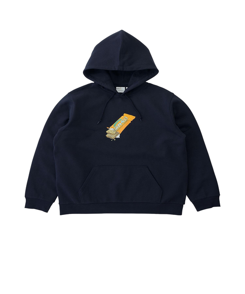 G5FU-J091　M GRANOLA HOODED SWEATSHIRT　DARK NAVY　702629-0002