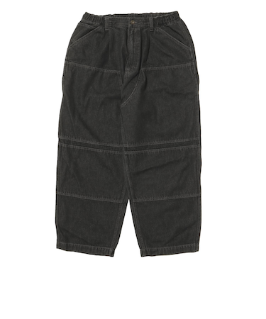 125K1143900　M Denim Double Knees Pants　BLACK　701889-0002