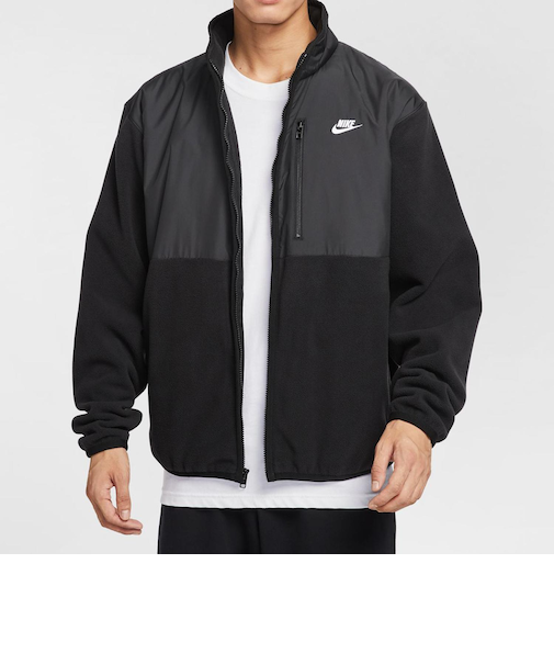 IM9453 M CLUB WTRZ FZ JKT 010BLK/WHT 703869-0001