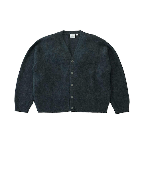 G5FU-J025 MOHAIR CARDIGAN CHARCOAL 702628-0002