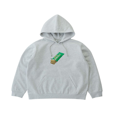 G5FU-J091　M GRANOLA HOODED SWEATSHIRT　HEATHER ASH　702629-0001