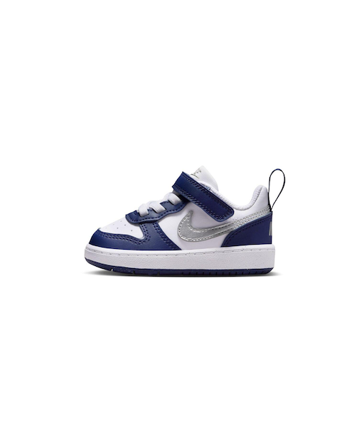 KDV5458 12-16 COURT BOROUGH LOW (TD) 135WHT/M SILV 667681-0016