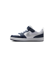 KDV5457　17-22(H)COURT BOROUGH LOW (PS)　135WHT/M SILV　667680-0017