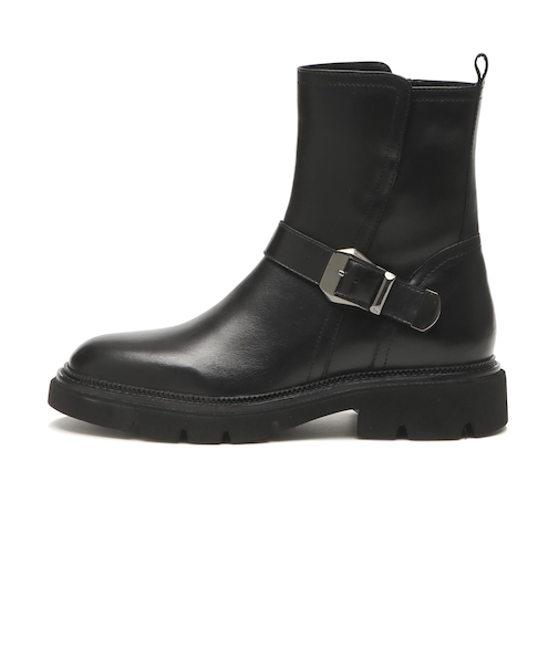 JE40033　SIDEBELT BOOTS 4　BLACK　697716-0001