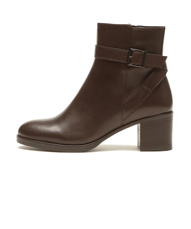 JE40031　SIDE BELT SHORTBOOTS 6　BROWN　697715-0002