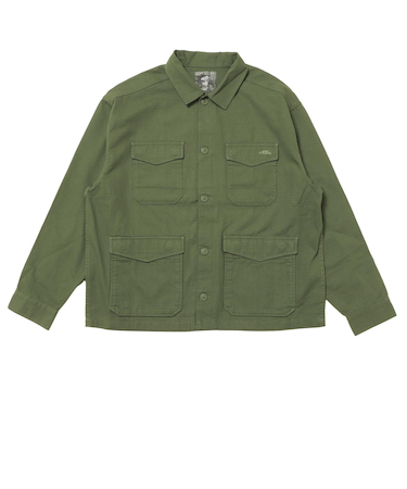 VN000R38EN6 Skate Atiba Military Overshirt Pine Forest 698952-0001