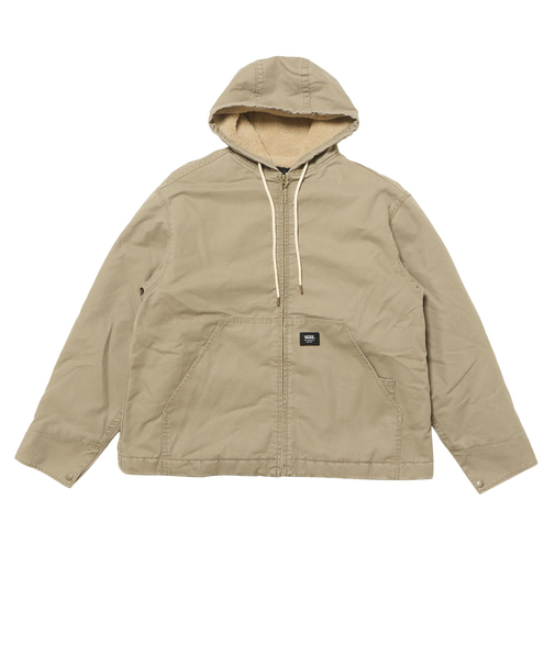 125K1084000 M Cotton duck Hooded Jacket BROWN 701890-0001