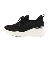 7504　KNIT SNEAKERS　BLACK　704011-0001