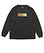 225-020005　FADE BOX LOGO L/S SPORTS TEE　BLACK　705362-0001