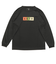 225-020005　FADE BOX LOGO L/S SPORTS TEE　BLACK　705362-0001