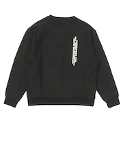 225-026010 WILD-CARD SWEAT CREW NECK BLACK 705365-0002