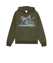 637017　M MONSTER HUNTER WILDS HOODIE　70DARK OLIVE　707855-0003