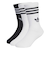 JZ7496　K CREW SOCKS 3P　WHT/WHT/BLK　706644-0001