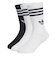 JZ7496　K CREW SOCKS 3P　WHT/WHT/BLK　706644-0001