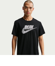 IF9476　M DF UV MILER RUN ENERGY　010BLACK/WHITE　707961-0001