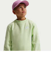 FD3006 K CLUB FLC CREW LS LBR 360LTLQLM/WHITE 671955-0004