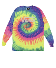 126R1023300　M Fyying-V Tye Dye L TEE　COLOR1　705895-0001