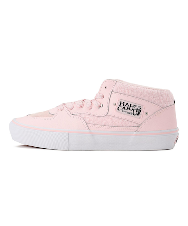 VN0A5FCDY3K　SKATE HALF CAB　PINK/WHITE　702916-0001