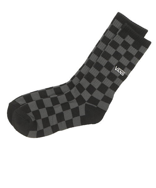 VN000QBDBA5　Checkerboard Crew　BLACK-CHARCOAL　705284-0001
