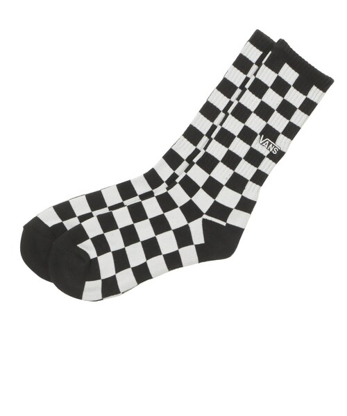 VN000QBDY28 Checkerboard Crew BLACK-WHITE 705283-0001