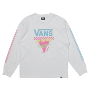 126R1022300　M Neon Checker Racing L TEE　WHITE　705967-0001