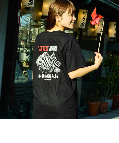 VN0011Y4BLK TAIYAKI SS TEE BLACK 705292-0001