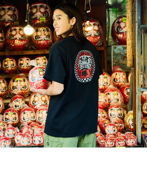 VN0011Y9BLK　DARUMA 2.0 SS TEE　BLACK　705298-0001
