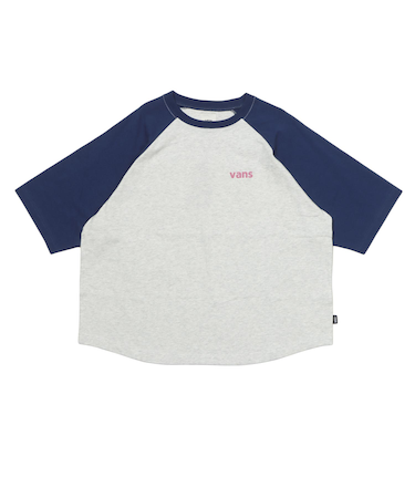126R3020601　W raglan sleeves cropped TEE　BLUE　705872-0002