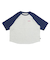 126R3020601　W raglan sleeves cropped TEE　BLUE　705872-0002