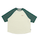 126R3020601　W raglan sleeves cropped TEE　GREEN　705872-0003