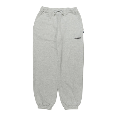 126R3140501　W Embroidery logo sweatpants　GRAY　705871-0001