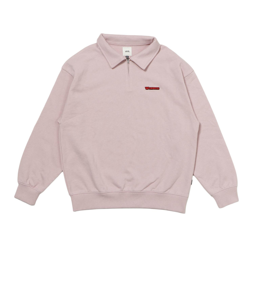 126R3050401　W Embroidery logo halfzipsweat　PINK　705870-0003