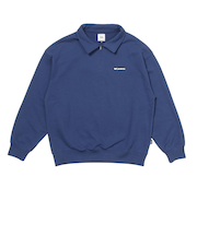 126R3050401　W Embroidery logo halfzipsweat　NAVY　705870-0002